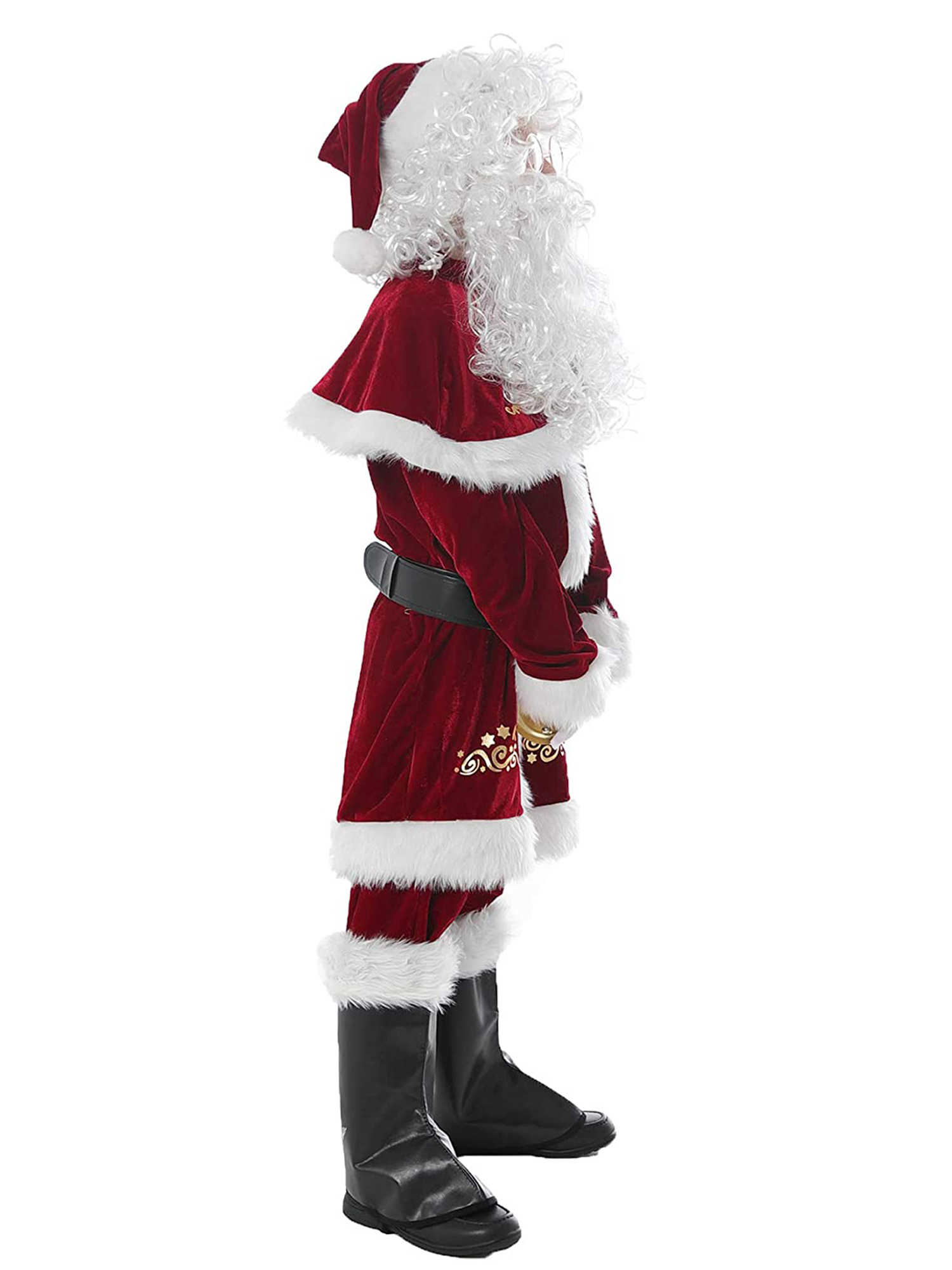 Deluxe Santa Claus Costume for Christmas